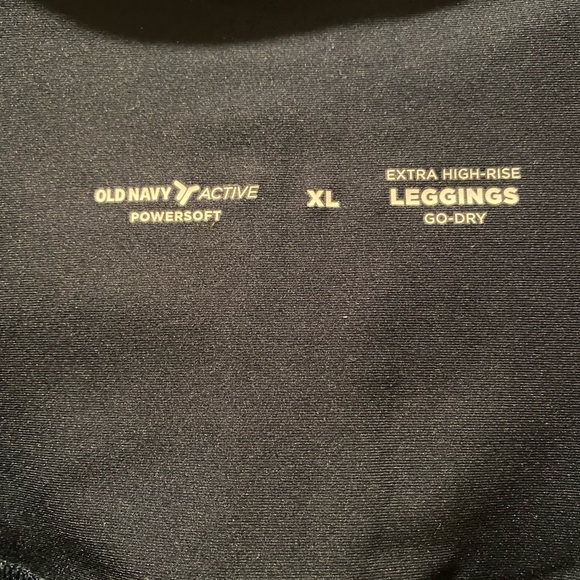 Old Navy Women's Navy Blue Leggings - Picture 4 of 4